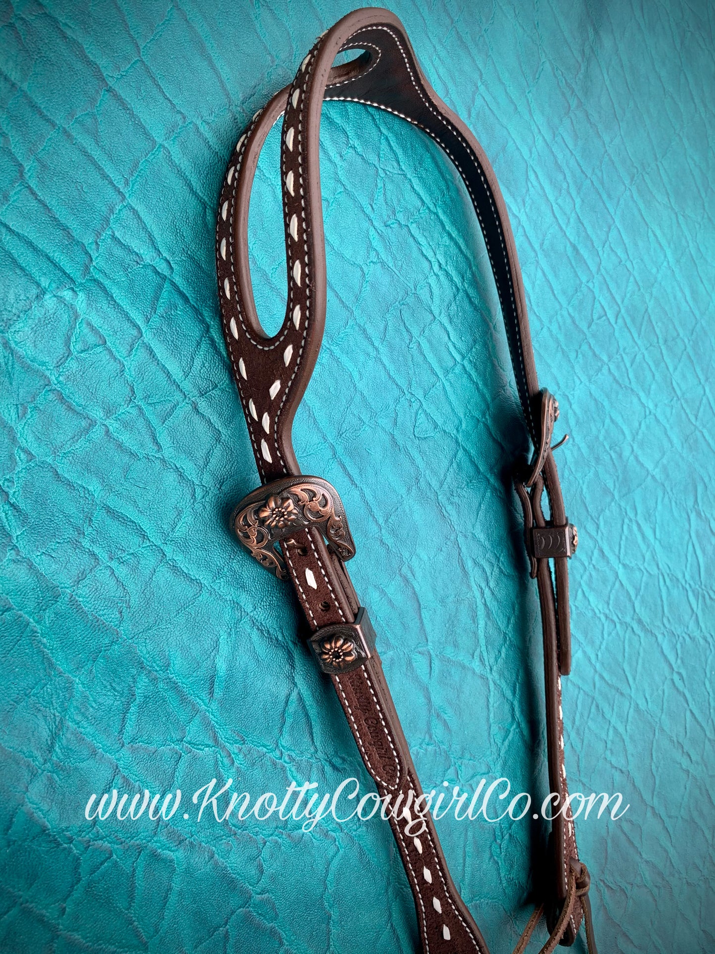 Slot Ear Buckstitched Headstall