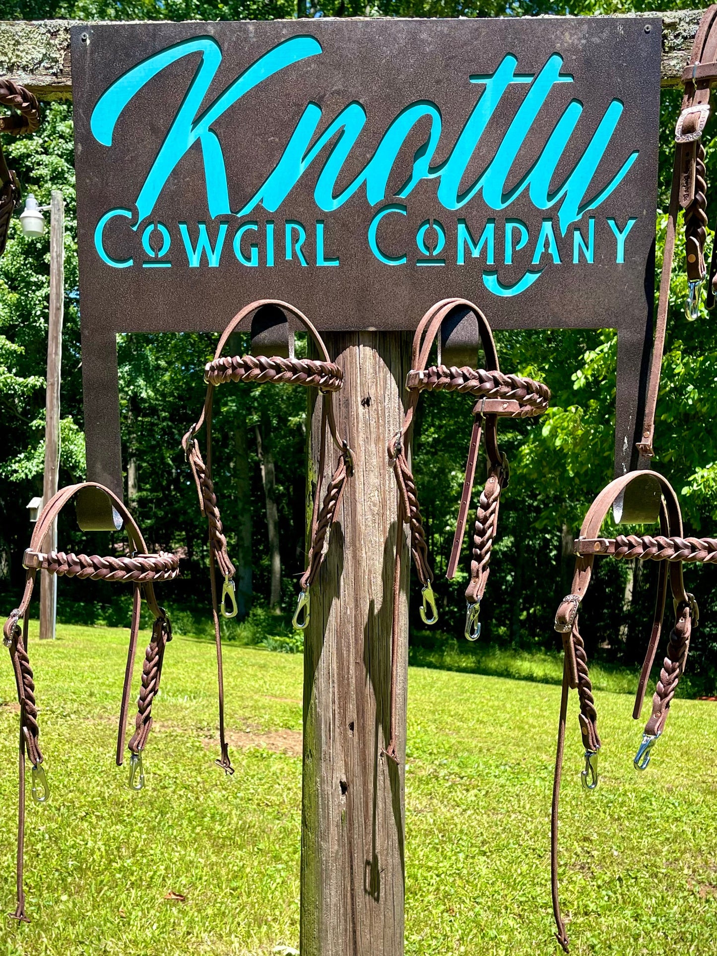 Blood Knot Browband Headstall (Slim Brow)