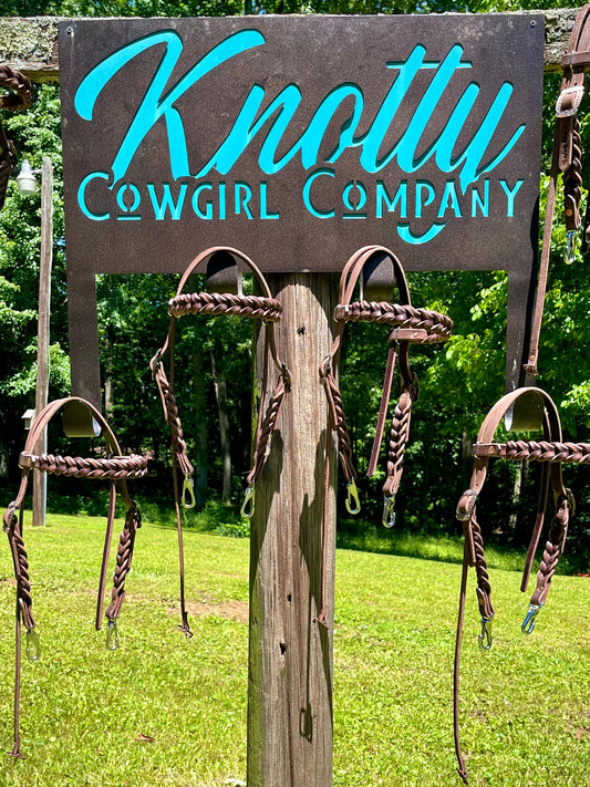 Blood Knot Browband Headstall (Slim Brow)