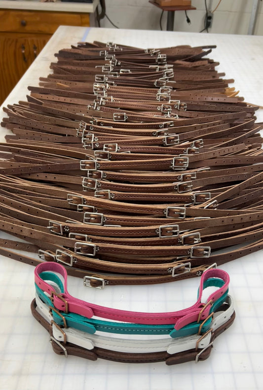Leather Curb Straps