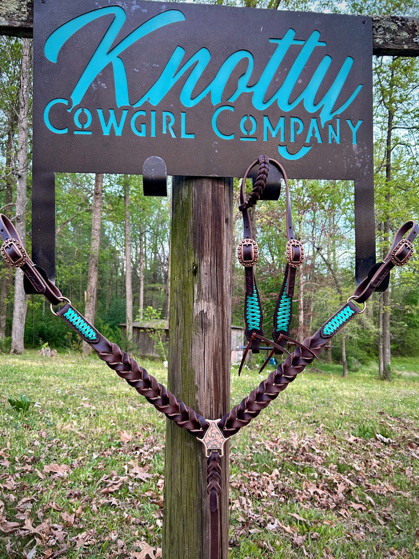 Laced & Knotty Headstall
