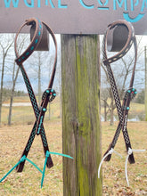 Load image into Gallery viewer, Stamped &amp; Stained Headstall