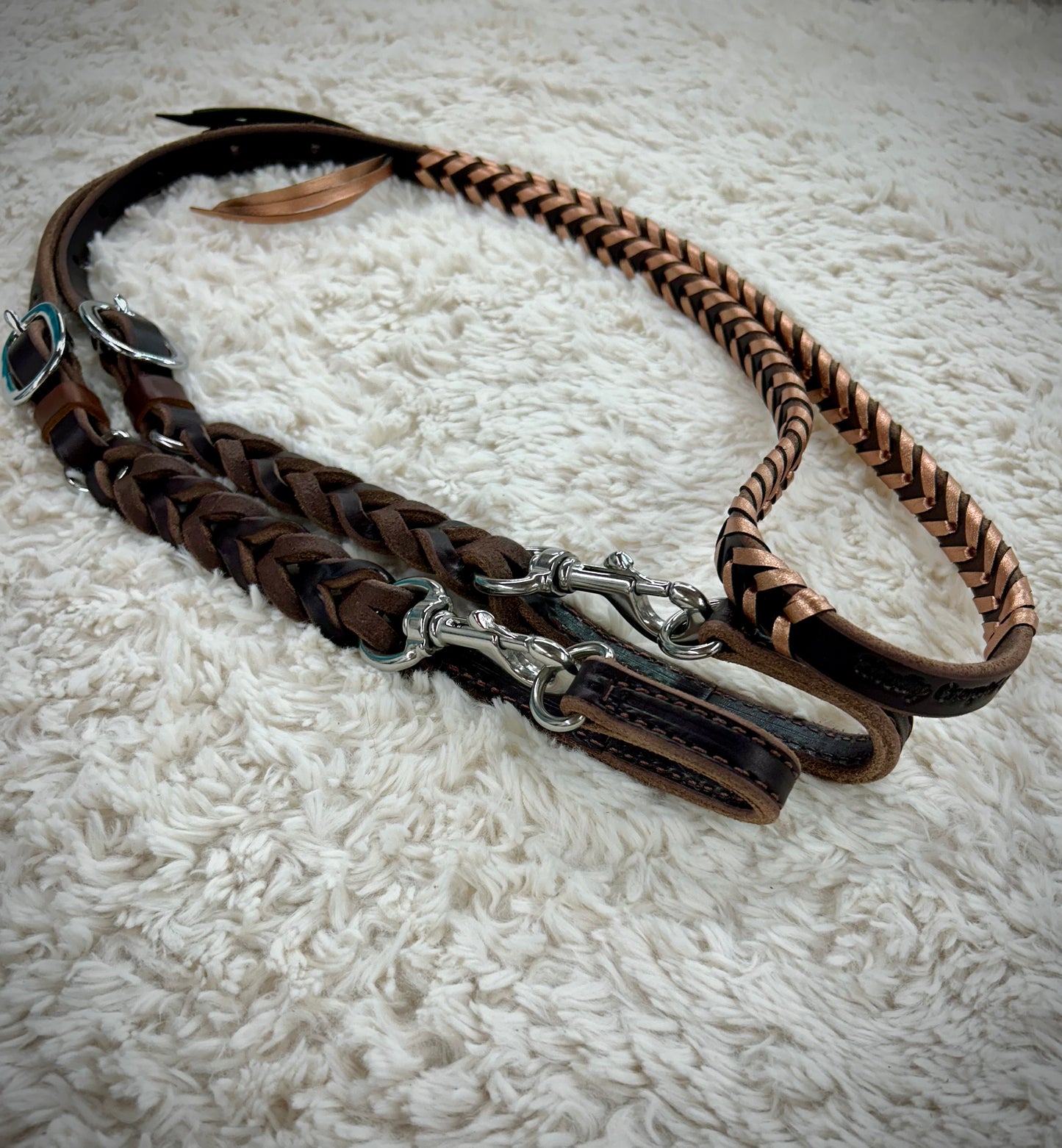 Knotty Snapless Snap Reins