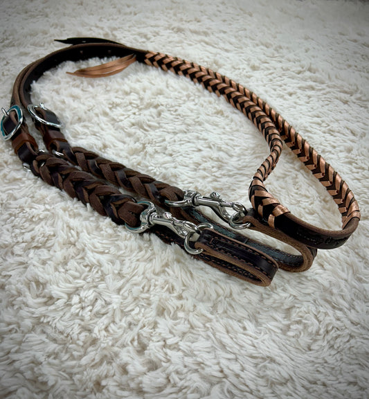 Knotty Snapless Snap Reins