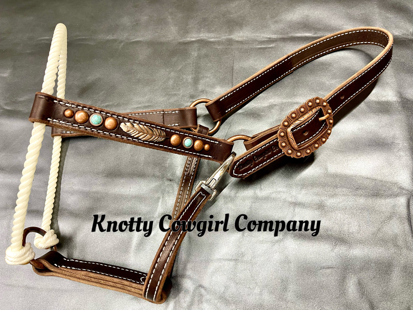 Feathered Lariat Halter