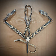 Load image into Gallery viewer, DUAL Color Blood Knot Headstall