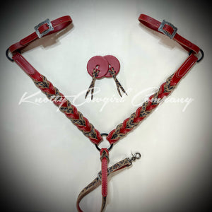 DUAL Color Blood Knot Breast Collar