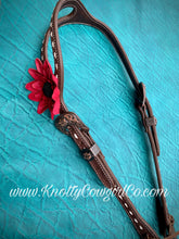 Load image into Gallery viewer, Slot Ear Buckstitched Headstall