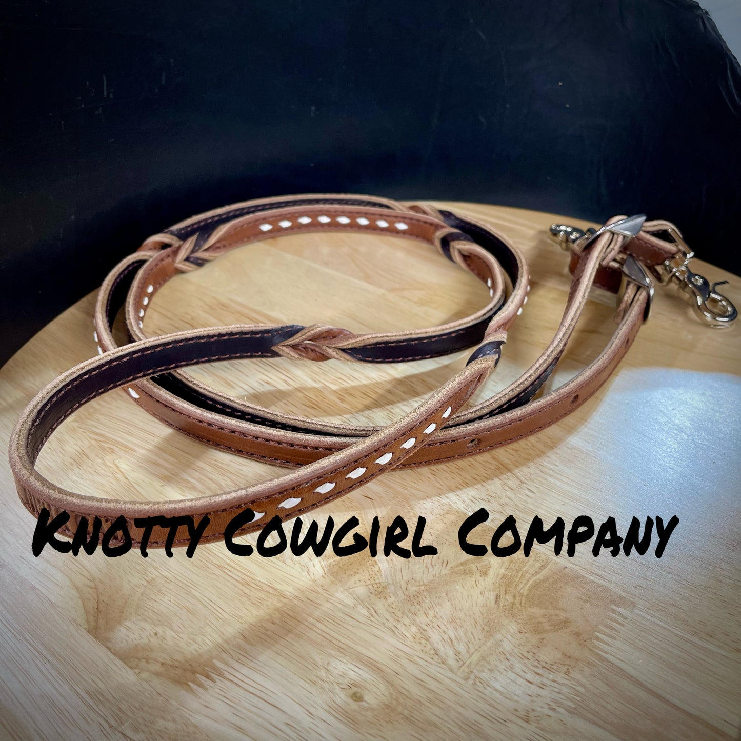 Buckstitch Twisted Reins