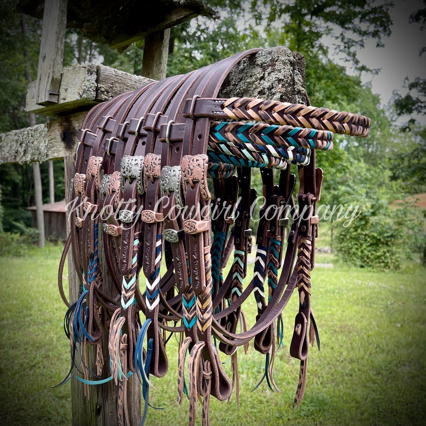 Laced Headstall (One/Two Ear/Browband)