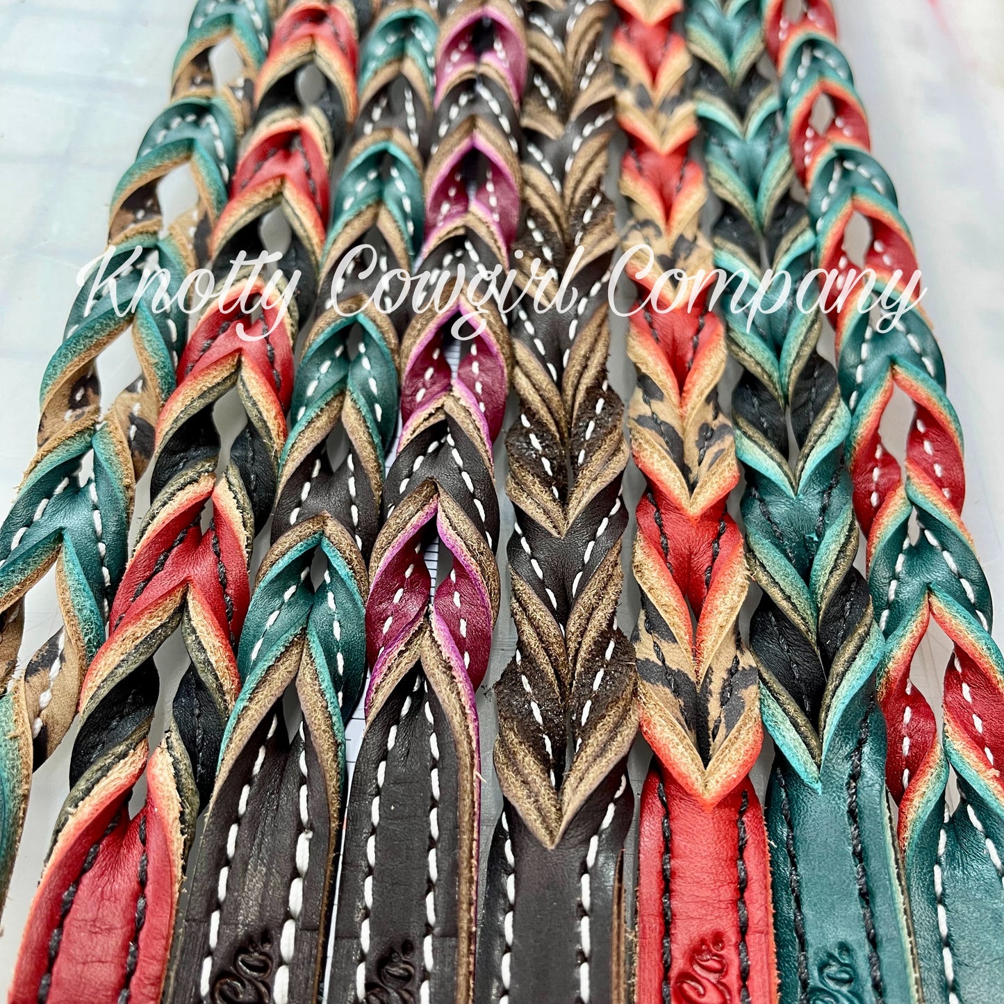 Twisted Split Reins - New Color Palette
