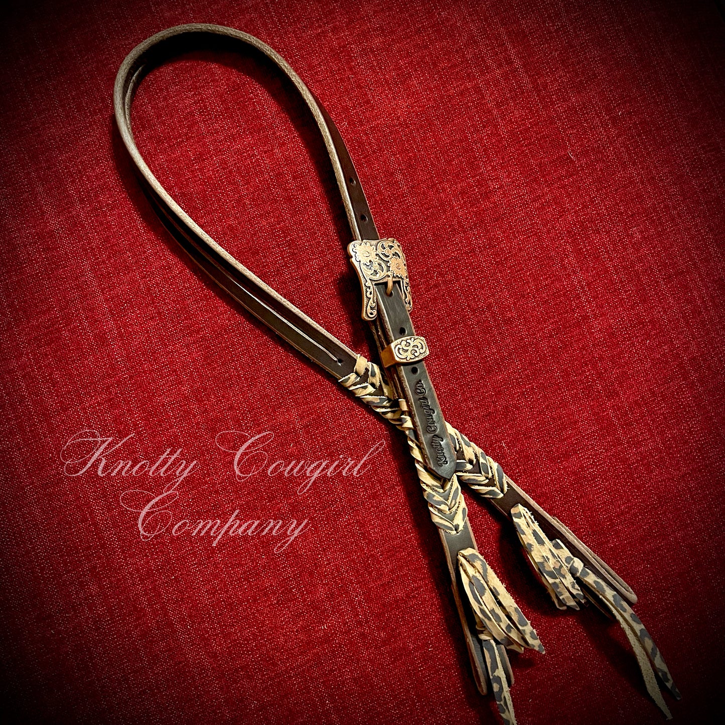 Laced Split Ear Headstall